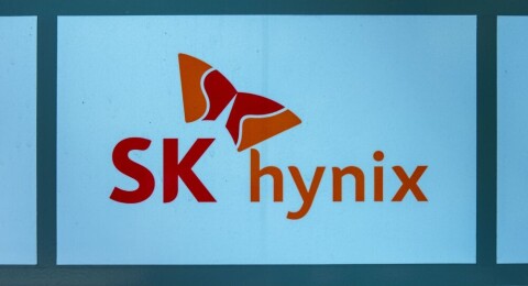 SK Hynix logo on a building