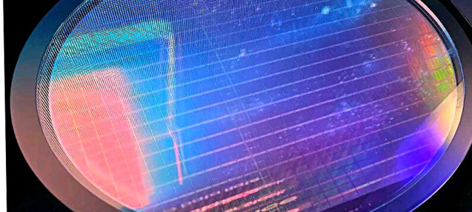 Samsung semiconductor wafer.